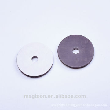 personalized hole drilled flexible rubber magnet with adhesive